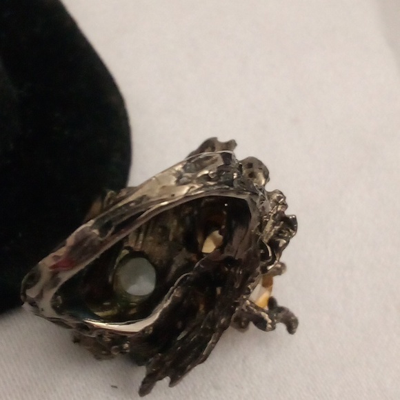 Antique Natural gemstone ring Size 8 🤗 - Picture 6 of 8